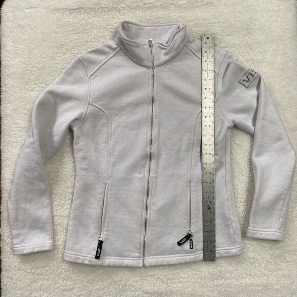 Vist 412 Futura Sweater Italian Ski Gear Sparkly Cotton Fleece Sweater Size 12 - Picture 12 of 12